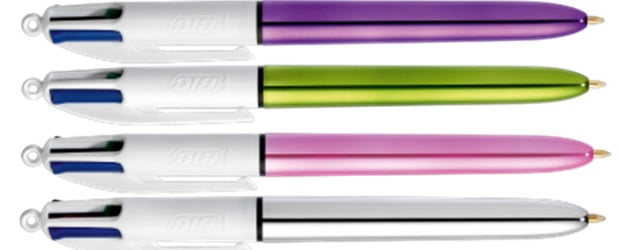 BIC 4 Cores está disponível em quatro novas cores