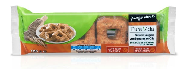 Pingo Doce lança biscoitos integrais com sementes de chia