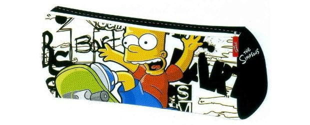 Firmo com representação exclusiva de coleção Bart Simpson