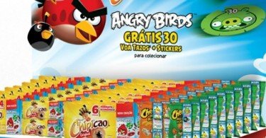 Cheetos e Chipicao lançam nova coleção Angry Birds com Tazos e stickers