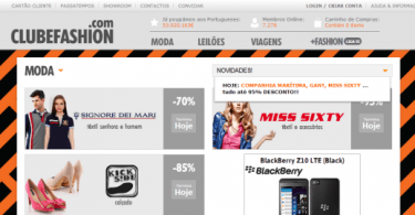 Deco desaconselha compras no site ClubeFashion