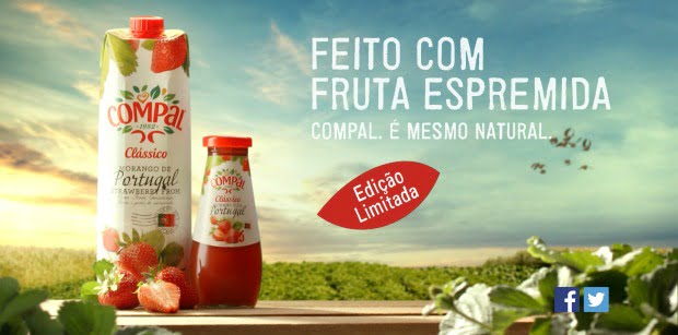 Compal promove novo Compal Clássico Morango de Portugal