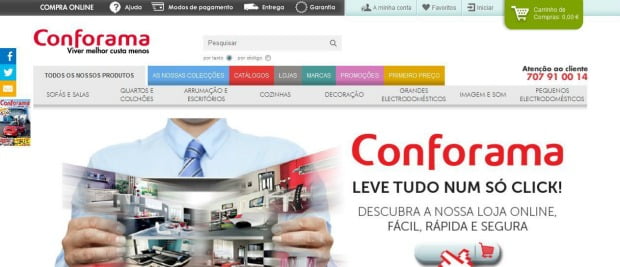 Conforama lança novo website em Portugal