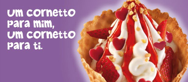 Lojas Olá lançam Cornetto My Love