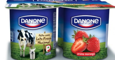 Nova imagem de iogurtes Danone destaca origem do leite nacional