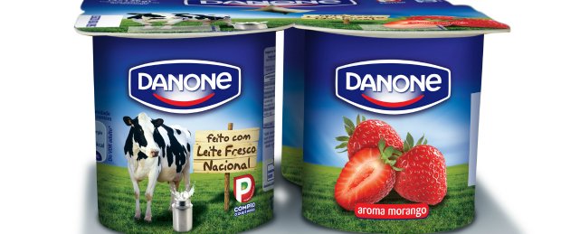 Nova imagem de iogurtes Danone destaca origem do leite nacional