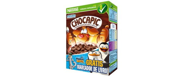 Pinguins de Madagáscar animam cereais da Nestlé