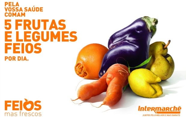 Intermarché lança campanha "Feios mas Frescos"