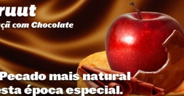 Fruut lança maçã coberta com chocolate