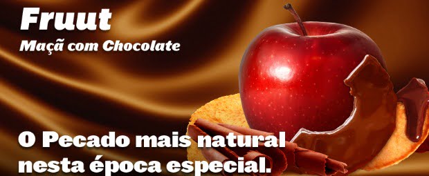 Fruut lança maçã coberta com chocolate