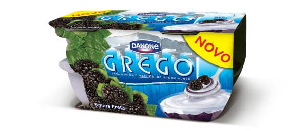 Iogurte Grego da Danone com novo sabor a amora preta