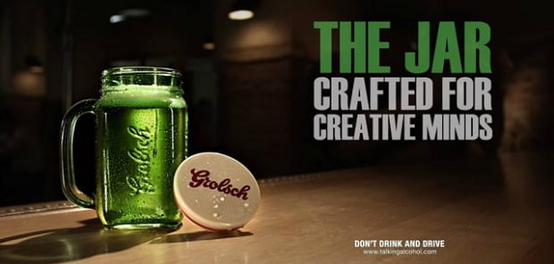 Grolsch lança cerveja num frasco