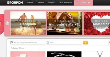 Groupon lança ofertas para Dia de São Valentim