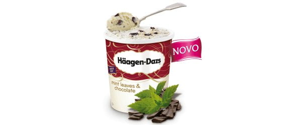 Häagen-Dazs lança gelado Mint Leaves & Chocolate