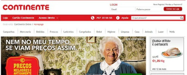 Continente tem nova loja online