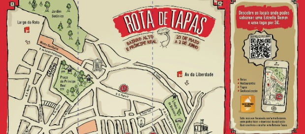 Estrella Damm promove Rota das Tapas em Lisboa