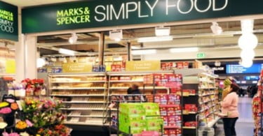 Marks & Spencer obtém vendas record nos produtos alimentares