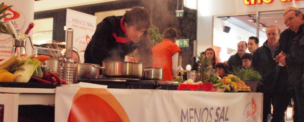 Menos Sal Mais Sabor a Vida promoveu aula de culinária no Dolce Vita Tejo