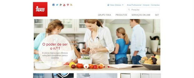 Teka lança novo site