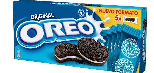 Oreo lança novo formato com cinco saquetas
