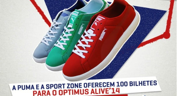 Puma e Sport Zone oferecem bilhetes para o Optimus Alive