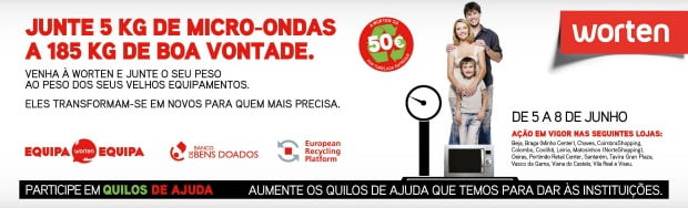 Worten lança ação Quilos de Ajuda para aumentar apoio a instituições