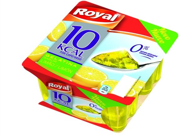 Royal lança gelatina de limão