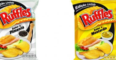 Ruffles tem dois novos sabores: pimenta e mostarda