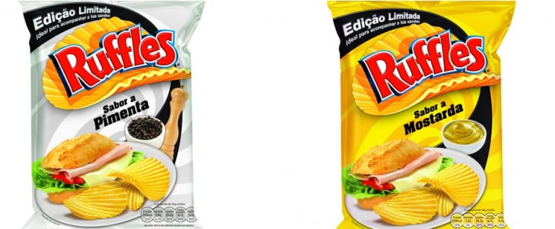 Ruffles tem dois novos sabores: pimenta e mostarda