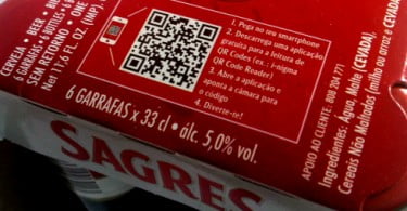 Cerveja Sagres lança QR Codes no mercado