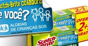 Scotch-Brite e Aldeias SOS lançam campanha para ajudar crianças desfavorecidas