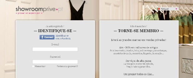 Showroomprive fatura 250 milhões na Europa em 2012