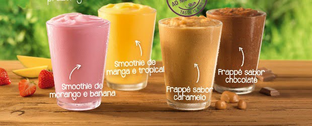 Burger King lança gama de Smoothies e Frappés