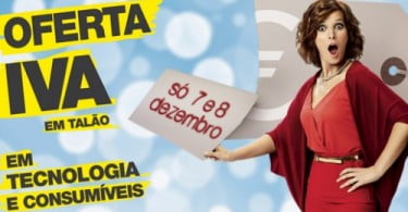 Staples oferece IVA nos dias 7 e 8 de dezembro