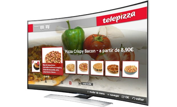 Telepizza chega às SmartTVs da Samsung