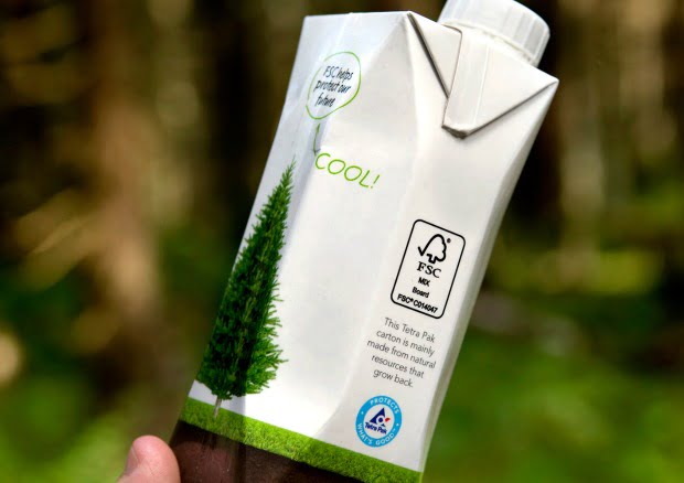Tetra Pak quer utilizar cartão certificado em todas as suas embalagens
