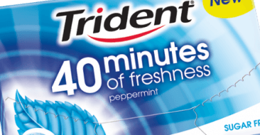 Trident lança pastilhas que se mantêm frescas por 40 minutos