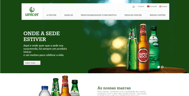 Unicer lança novo site institucional