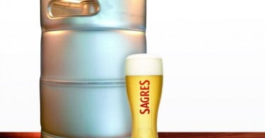 Sagres lança barril de cerveja de 10 litros