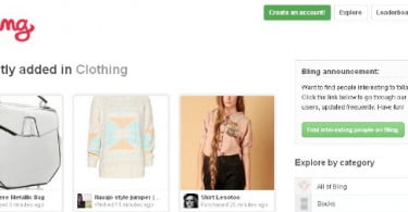 Bling: a rede social de partilha de compras e desejos
