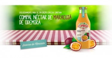 Compal Néctar de Maracujá de Odemira chega ao Mercado do Bairro