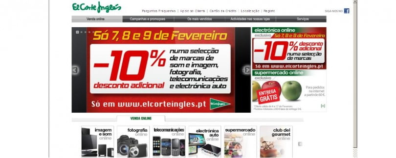 El Corte Inglés alarga compras online para eletrónica