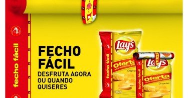 Lays amplia gama de embalagens Fecho Fácil
