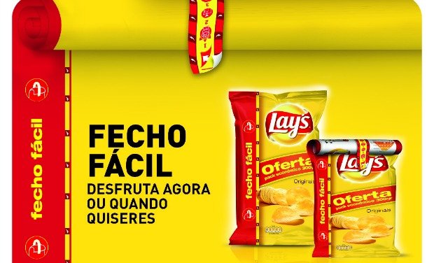 Lays amplia gama de embalagens Fecho Fácil