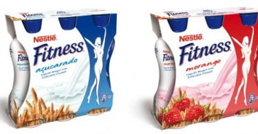 Fitness agora em iogurte líquido com cereais