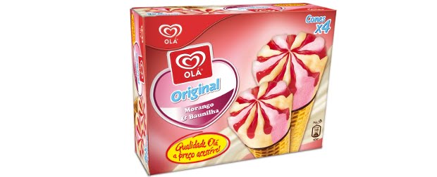 Olá lança novos gelados de cone