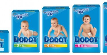 Dodot lança fraldas com Absorção 3D