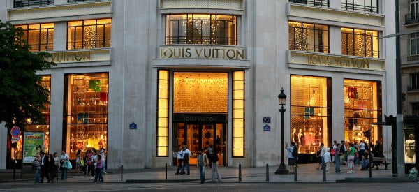 Retalho de luxo em alta em Paris