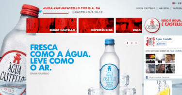 Água Castello lança novo site
