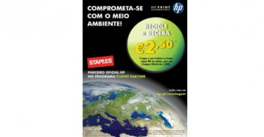 Staples e HP juntos no programa Plante Partners
